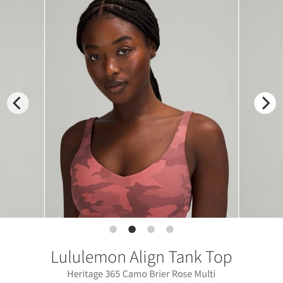 Lululemon Heritage Rose Camo Align Tank - Picture 2 of 5